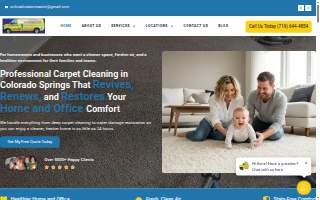 Colorado StainMaster Carpet Cleaners & Water Damage Restoration (Colorado Springs) website