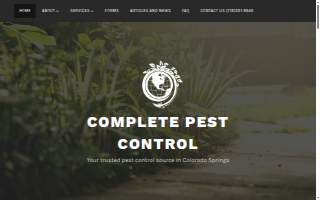 Complete Pest Control website