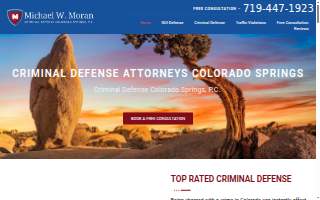 Criminal Defense Colorado Springs, P.C. website
