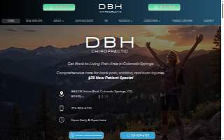 DBH Chiropractic website