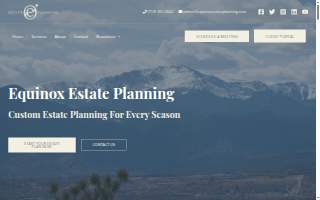 Equinox Estate Planning website