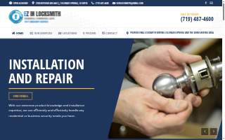 EZ In Locksmith Services|Colorado Springs Locksmith website