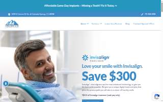 Family Dentistry of Colorado Springs website
