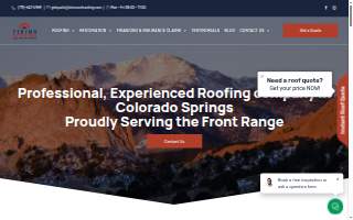 Fixins Roofing and Restoration website