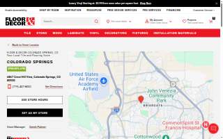 Floor & Decor of Colorado Springs website