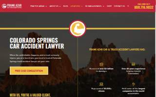 Frank Azar Car & Truck Accident Lawyers - Colorado Springs, Colorado website