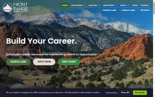 Front Range Staffing website