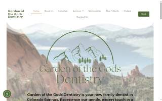 Garden of the Gods Dentistry website