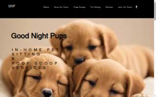 Good Night Pups website