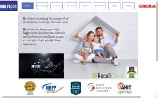 Ground Floor Home Inspection Inc. website