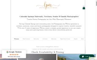 Life Photography by Melissa website