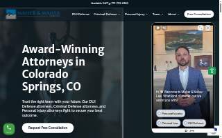 Maher & Maher Law website