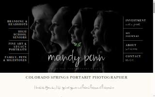 Mandy Penn Photography website