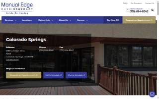 Manual Edge Physical Therapy website