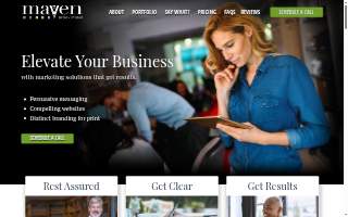 Maven Design Studio website