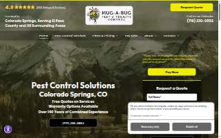 Mug-A-Bug Pest & Termite Control website