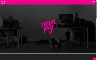 Neon Pig Creative website