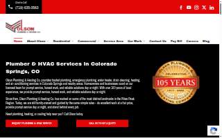 Olson Plumbing & Heating Co website
