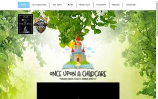 Once Upon A Childcare website