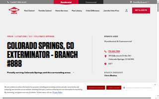 Orkin of Colorado Springs website