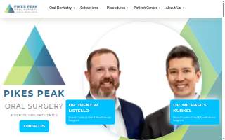 Pikes Peak Oral Surgery website