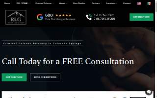 Right Law Group - Colorado Springs Criminal Defense Attorneys and DUI Lawyer website