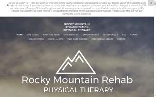 Rocky Mountain Rehabilitation, P.C. Physical Therapy website