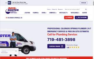 Roto-Rooter Plumbing & Water Cleanup of Colorado Springs website