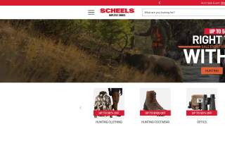 Scheels website