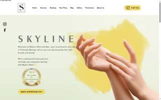 Skyline Nail & Spa - Colorado Springs website