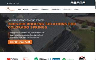 Sol Vista Roofing Colorado Springs website