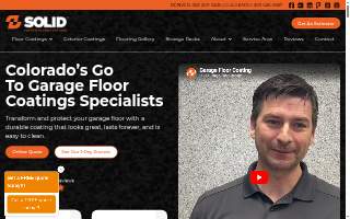 Solid Custom Floor Coatings - Colorado Springs website