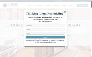 Springs Home Improvement website