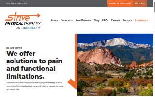 Strive Physical Therapy - Village Seven website