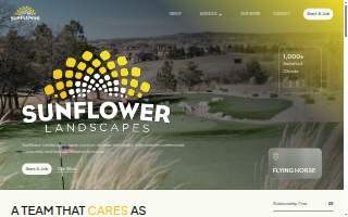 Sunflower Landscapes website