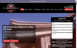 T & L Roofing Experts LLC website