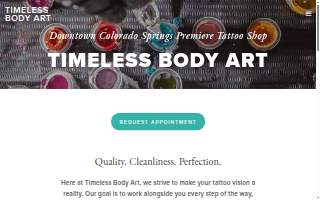 Timeless Body Art website