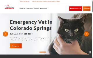 Uintah Pet Emergency website