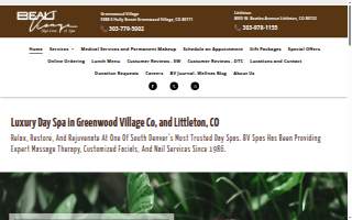 Beau Visage Skin Care & Spas website