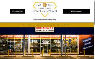 Broadway Jewelry & Pawn website