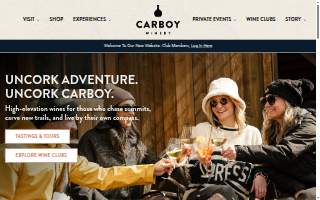 Carboy Winery Littleton website