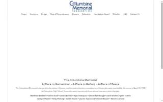 Columbine Memorial website