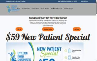 Littleton Family Chiropractic & Auto Injury Center of Columbine website