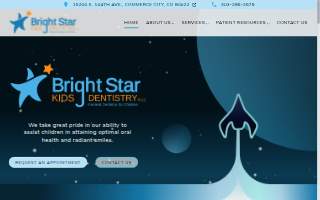 Bright Star Kids Dentistry, PLLC website