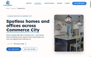 Chloe's Cleaning Company of Commerce City website
