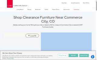 CORT Furniture Outlet of Commerce City website