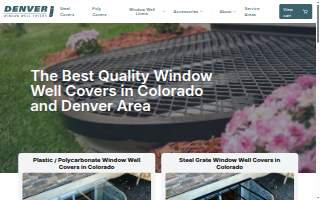 Denver Window Well Covers website
