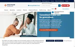 HCA HealthONE Women's Health Group website