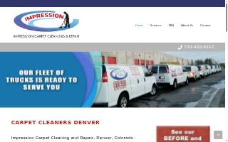 Impression Carpet Cleaning website