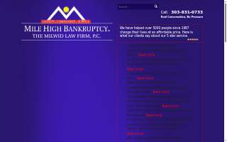 Mile High Bankruptcy - The Milwid Law Firm of Commerce City website